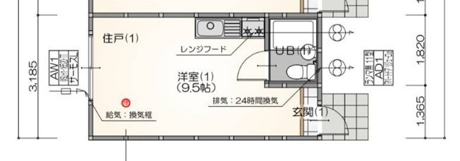 【間取り】 | 富田4丁目アパート