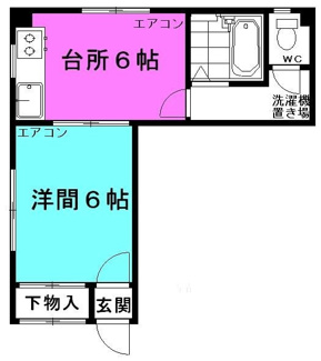 【間取り】 | 細野ビル | 間取りです。