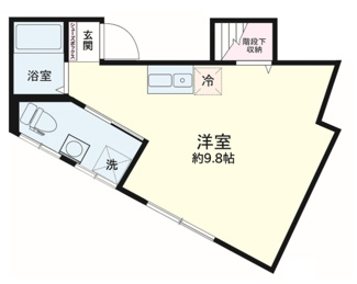 【間取り】 | カーサ町屋 | 間取りです。