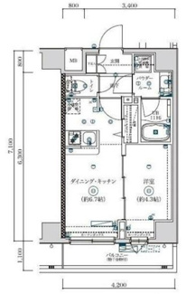 【間取り】 | ＭＡＸＩＶ八広ＳＣ | 間取りです。