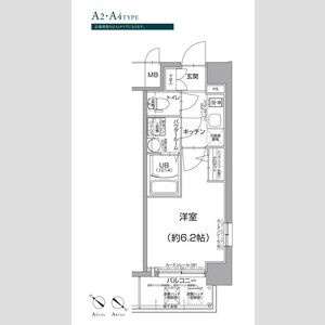 【間取り】 | エスリード神戸兵庫駅アクアヴィラ