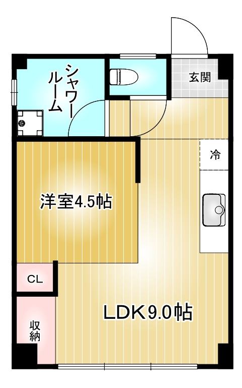 カーサバレンシア|名古屋市の賃貸ならMy賃貸の間取り|カーサバレンシア