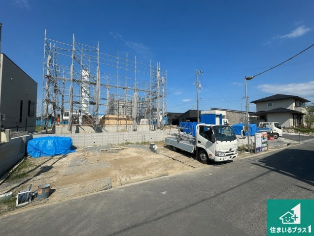 磯城郡田原本町黒田　第2期　新築一戸建ての外観|建築中ですが現地を見ると分かる事もございますので、ぜひ一度現地をご覧ください。