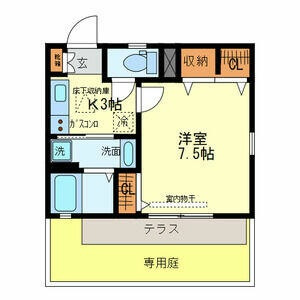 フルール岡本の間取り