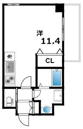 エカルラート青谷の間取り