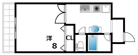 サンシャイン住吉の間取り