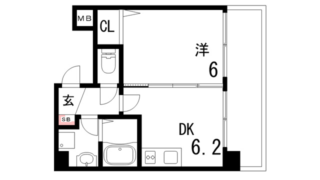 グランビュー六甲の間取り