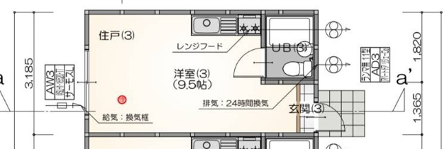 【間取り】 | 富田4丁目アパート