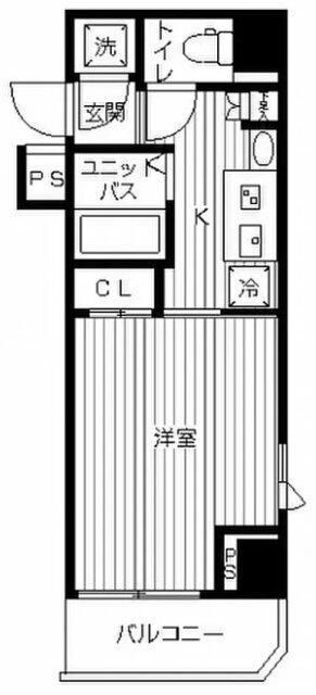 スカイコート武蔵新田の間取り