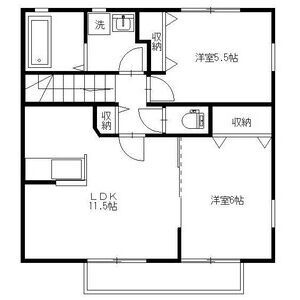 【間取り】 | サンハイツアーデルD