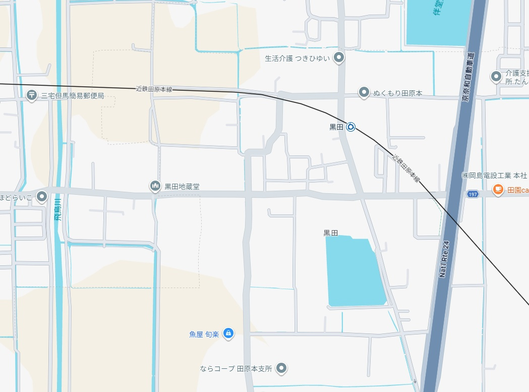 ●磯城郡田原本町黒田　第2期　新築一戸建ての地図