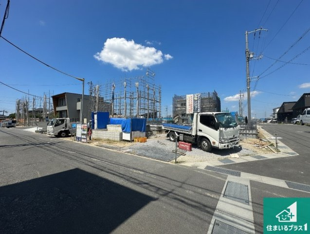 磯城郡田原本町黒田　第2期　新築一戸建ての外観|現在はこんな感じです。完成までが待ち遠しいですね。