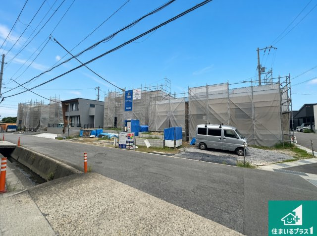 ●磯城郡田原本町黒田　第2期　新築一戸建ての外観|建築中ですが現地を見ると分かる事もございますので、ぜひ一度現地をご覧ください。