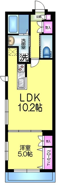 Ｖｅｌａ　Ｃｏｕｒｔ　ヴェラコートの間取り|★角部屋２面窓★