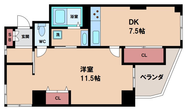 【間取り】 | ライオンズマンション夕陽丘
