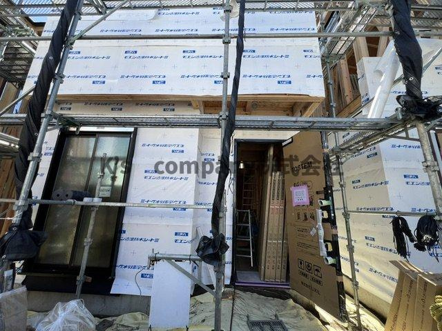 ◎茅ヶ崎市浜竹4丁目　新築戸建　1号棟の外観|2026.7.19撮影◇