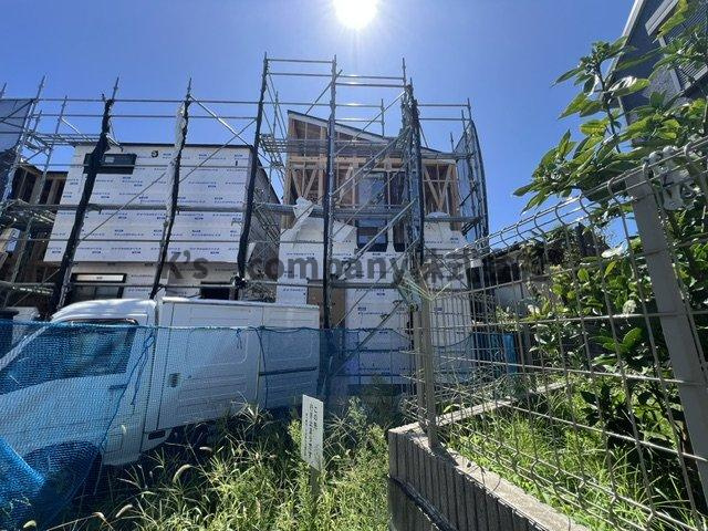 ◎茅ヶ崎市浜竹4丁目　新築戸建　1号棟の外観|2026.7.19撮影◇