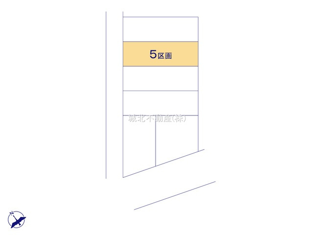 杉並区宮前2丁目 全6区画5区画の区画図|100.00㎡