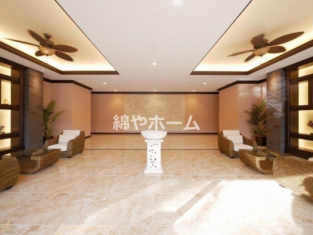 プレジオ布施ASIANのロビー|建物の内部です