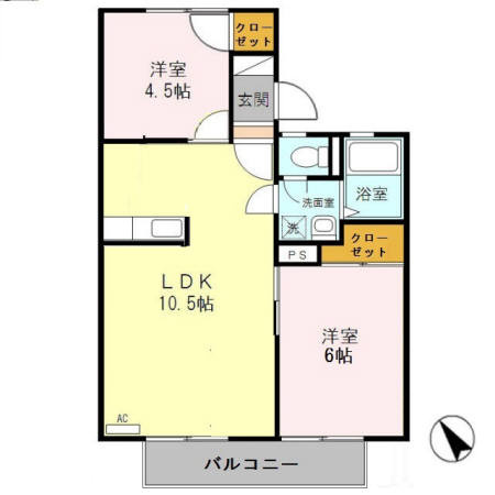 【間取り】 | グリーンハイツ