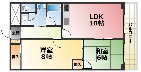 メゾン甲子園トキワの間取り