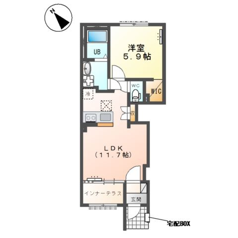 大曽根原町新築アパート①（仮の間取り