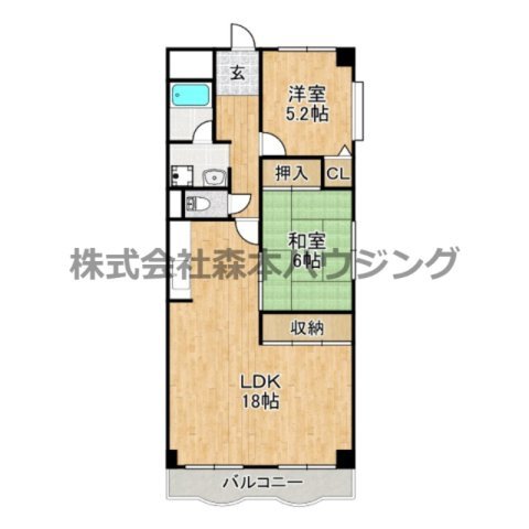 【間取り】 | 　Belong枚方東1番館