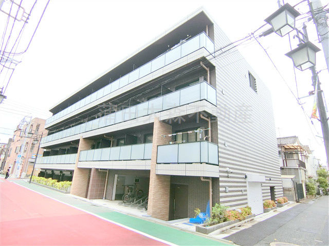 パティーナ蒲田Duoの外観|2021年2月築　RC鉄筋コンクリート造地上4階建て総戸数39戸Wi-Fiインターネット無料
東京都大田区西蒲田1丁目の分譲賃貸マンション　JR京浜東北線蒲田駅徒歩10分