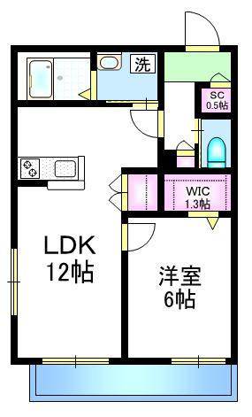 Novel Noirの間取り|★ウォークインクローゼット付き★