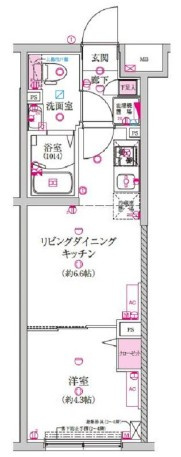 ラフィスタ豪徳寺の間取り