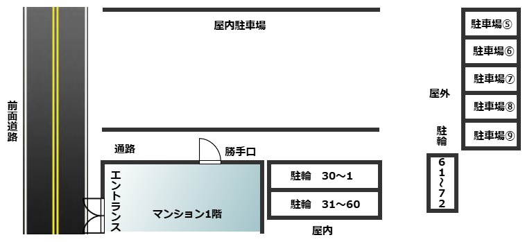 CREST TAPP 京都太秦天神川dexⅠ（クレストタップ京都太秦天神川デクスワン）の区画図