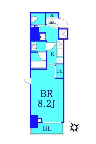 ズーム横濱EASTの間取り
