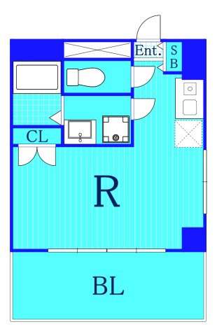 ヴィラ阪東橋の間取り