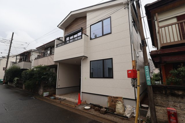 《仲介手数料無料》浦和区木崎５丁目34-16新築一戸建てKEIAI GRACEの外観|撮影日 2026年9月29日 11:50 雨