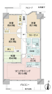 【間取り】 | ジェイグラン・エル茨木