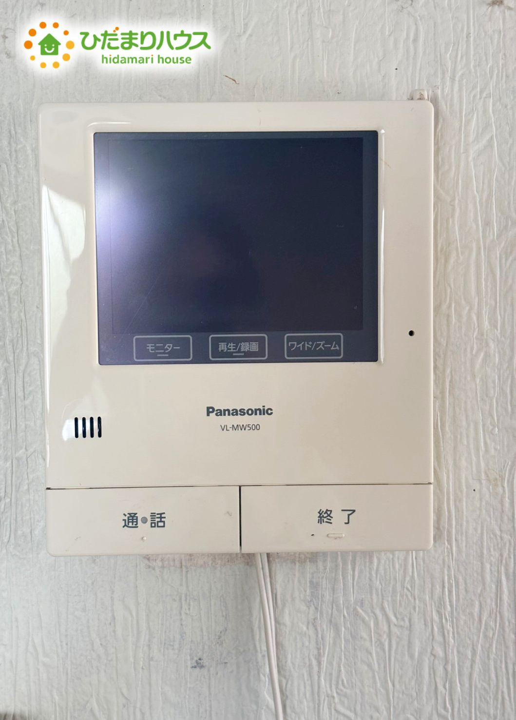 野田市山崎　中古戸建　平成5年築のセキュリティ|モニター付きインターフォンで、来客チェック！！！
録画機能もあるため防犯面も安心ですね♪