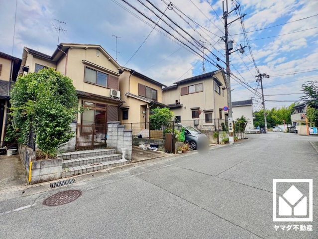 伏見区日野西大道町の前面道路含む現地写真
