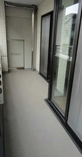 ライオンズマンション京町のバルコニー