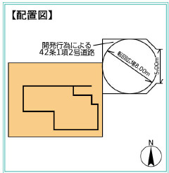 山崎中古戸建　ポラス旧分譲地の区画図