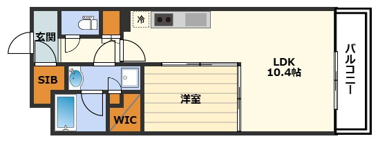アーバネックス東梅田の間取り