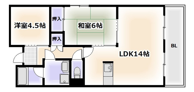 【間取り】 | ドリーム中加賀屋