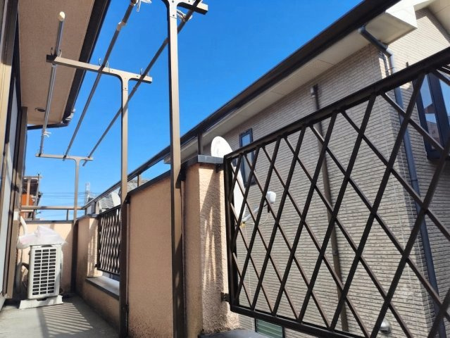 狭山市入間川中古戸建のバルコニー
