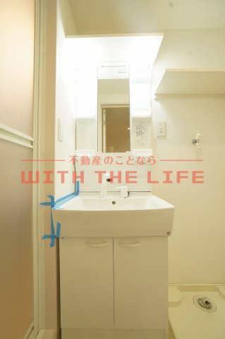 CB小郡リネア【キャッシュバック対象物件】の独立洗面台|※同施工会社の類似写真となります