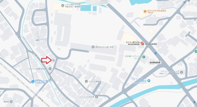 明石市大久保町大久保町　土地の地図