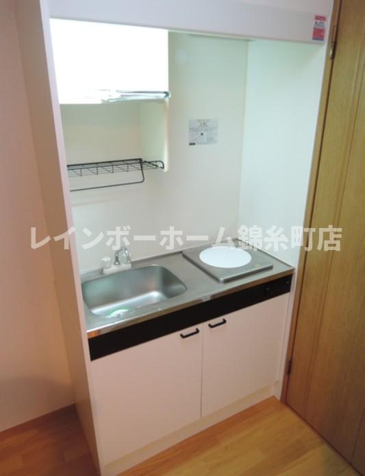 中央区月島３丁目の賃貸マンションのキッチン