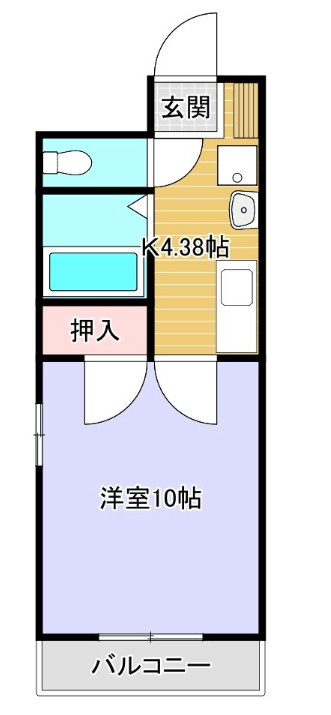 駅前ビル【キャッシュバック対象の物件】の間取り