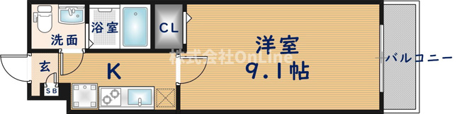 【間取り】 | ヒルズ八尾本町