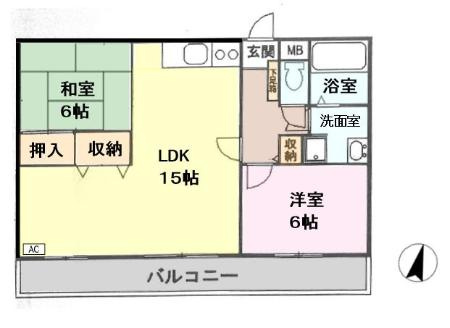 【間取り】 | エレガンスクローバー
