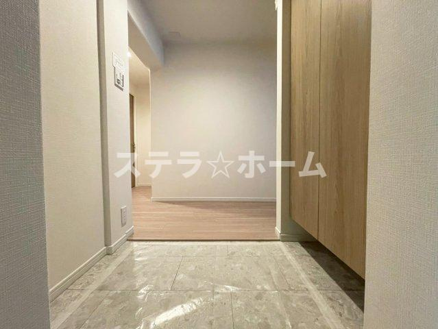 リバーサイドともぶち第一 第34号棟の玄関|きれいな玄関です