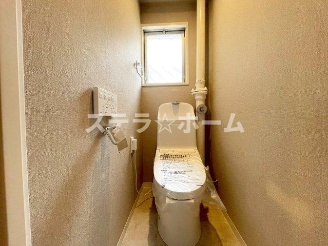 リバーサイドともぶち第一 第34号棟のトイレ|シンプルで使いやすいトイレです